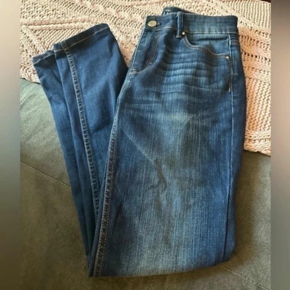 White House Black Market Dark Skinny Jeans High Rise